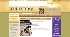 Desktop Screenshot of goodolddaysmagazine.com